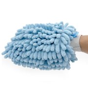 Auto Drive Microfiber Car Wash Mitt, Blue, 1 Count