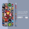 thumbnail image 3 of Case For Redmi K60E K60 K50 K40S K40 K30 9A 9 8A 10 Pro 4G 5G Simple Liquid silicone Case Marvel Cartoon Iron Spider-Man Poster, 3 of 5