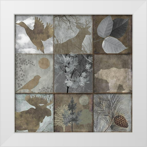 Sophie 6 26x26 White Modern Wood Framed Museum Art Print Titled - Nine Days