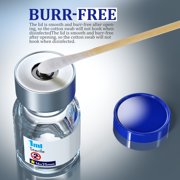 Sterile Empty Clear Vials with Self Healing Injection Port,with Flip Off Aluminum Cap,Sterile Package (1ml,10pcs)