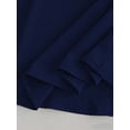 thumbnail image 5 of Womens Navy Blue Satin Midi Skirt, High Waist Slip Style, Elegant Evening Party Bottom, Retro Y2K Chic, 5 of 8