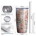thumbnail image 5 of Shih Tzu Tumbler - Gifts for Dog Lovers - Dog Gift - Shih Tzu Travel Coffee Mugs for Hot and Cold Drinks - With Straw and Lid 20 OZ, 5 of 6