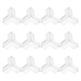 thumbnail image 1 of WEUVEB 12Ud Protectores De Esquinas Triangulares Con Material Y Transparente Para Muebles Seguros, 1 of 8