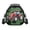 Tractor Green, variant on Jeiento Wolf Small Crossbody Lunch Bag for Kids Age 4-6 Kindergarten Boys Girls Lunchbox Tote Rose Print School Meal Tote Kit