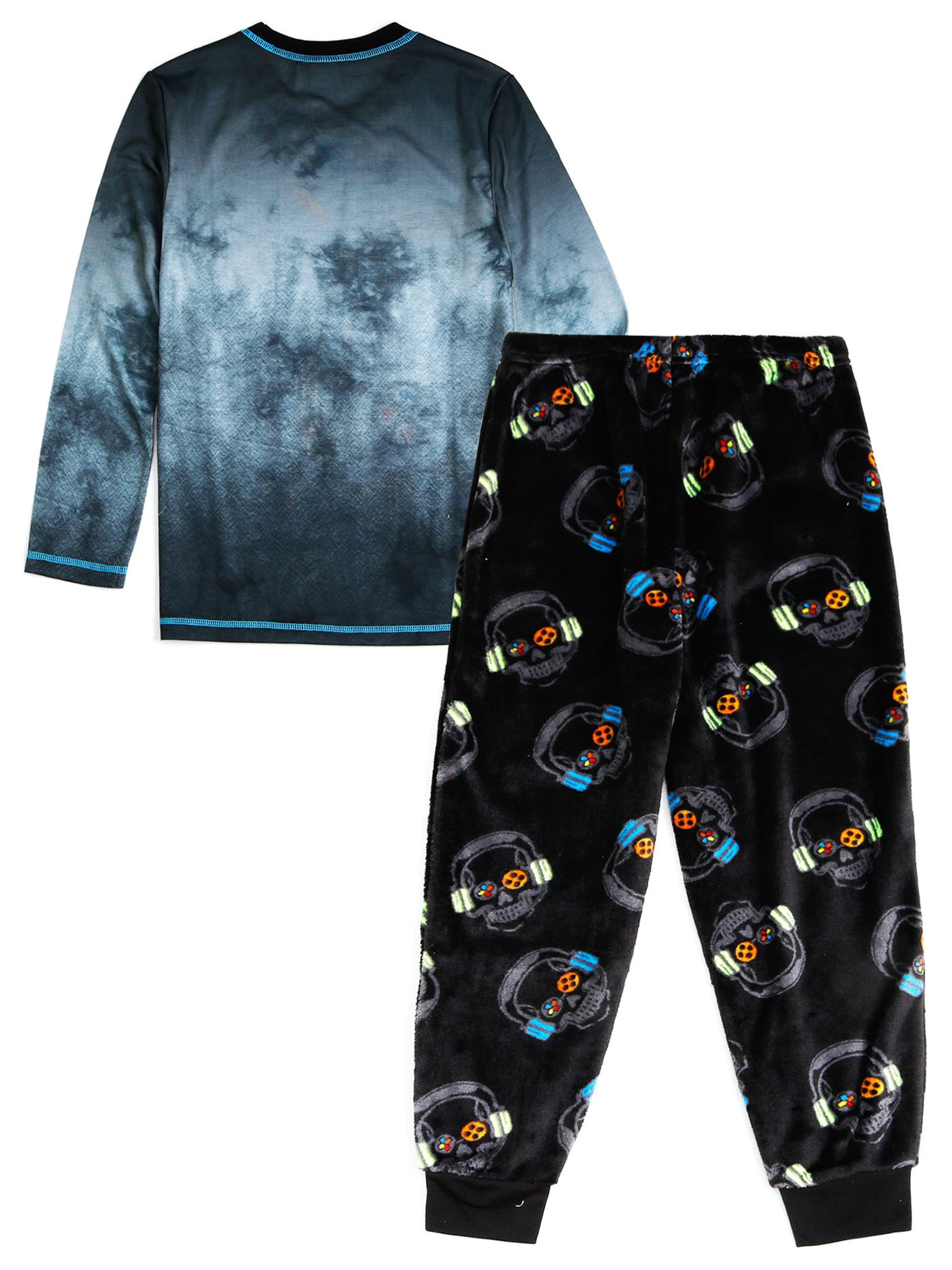Wonder Nation Boys Long Sleeve Top and Pants Pajama Set, 2-Piece, Sizes 4-18 & Husky - image 4 of 4