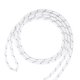 thumbnail image 1 of Qarigey 2 uds cuerda trenzada colgante cordón anticaída funda para teléfono móvil cable multifuncional 1,6 m metros Ropa, zapatos y accesorios Miscelánea blanco gris, 1 of 6
