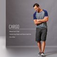thumbnail image 2 of Wrangler Authentics Men's Premium Cargo Short, Anthracite Twill, 36, 2 of 3