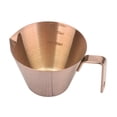 thumbnail image 4 of Taza medidora de espresso, taza de té con boquilla simple, acero inoxidable rosa, 4 of 9