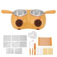 thumbnail image 1 of FYBTO Chocolate Melting Pot Chocolate Melter with 2 Boiler Tools Stainless Steel Electric Fondue Pot 220‑240V for Cheese Candy-090401, 1 of 5