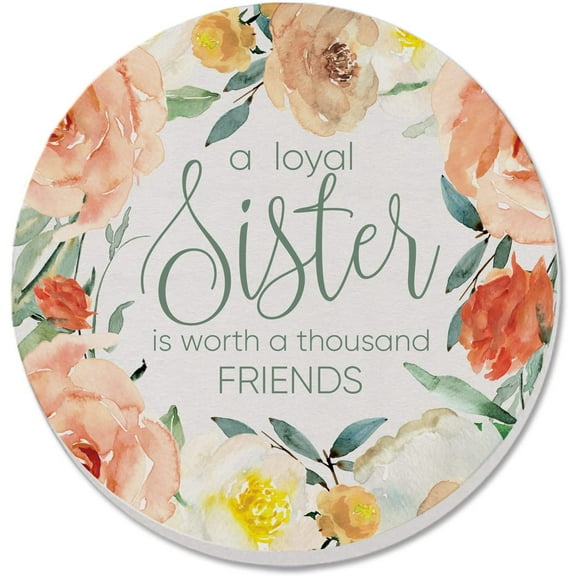 Absorbent Stone Beverage Coasters - Set of 4 - Loyal Sister
