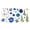 D, variant on 25PCS Small Dried Pressed Butterfly Sticker Flower For Resin Real Nature Pressing Floral Leaves For DIY Craft Jewelry Making Candle Scrapbooking Supplies Arts And Crafts for Kids Ages 8-12 Boys