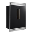 thumbnail image 5 of Forno Maderno 2-28-Inch Wide Convertible Refrigerator/Freezer in Black, Decorative Trim, 27.2 cu.ft, 84-Inch High, 5 of 12