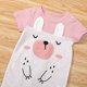 thumbnail image 5 of Gibobby Mamelucos para bebe niño informal con estampado de personajes para niños pequeños y niñas, mono, ropa para de 18M(Rosa, 12-18 Meses), 5 of 5