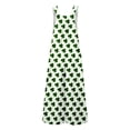 thumbnail image 6 of St Patricks Day -Stylish Sleeveless V-Neck Printed Jumpsuit Elastic Waist Casual Summer Wear For Women Beach Outings, 6 of 6