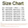 thumbnail image 3 of WOLLED Kids Winter Leather Pants Boys Thickened Leather Pants Toddler Padded Fleece Sweat Pants 2-12T Youth with Pockets Trousers, 3 of 8