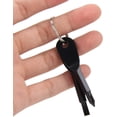 thumbnail image 3 of 2 Sets Mini Screwdriver Keychain Portable Keychain Screwdriver Tool Screwdriver Repair Tools, Flat Head + Phillips, Black & Silver, 3 of 5