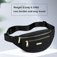 thumbnail image 4 of Fanny Pack for Women Men Pockets, fashion Waist Pack Crossbody Bum Bags - black, 4 of 7