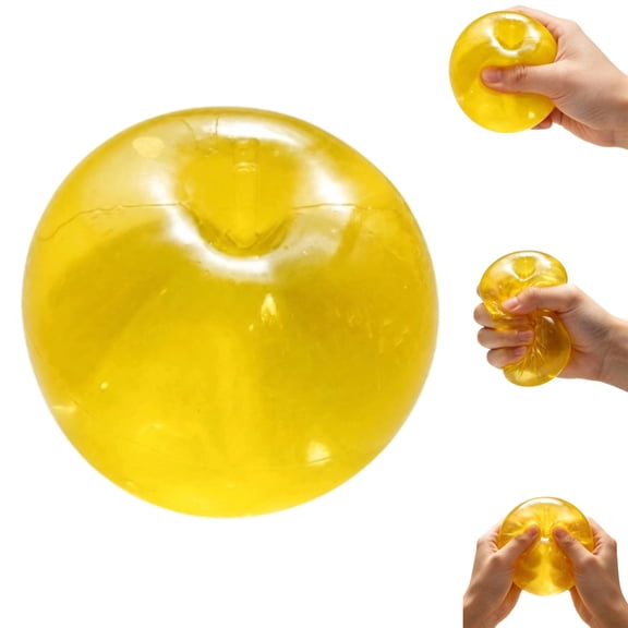 Jumbo Squishies Yellow Apple Slow Rising Squishies, Stress Relief & Fidget Toys, Gifts, Easter Party Favors,1PCS
