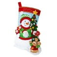 thumbnail image 1 of Bucilla Feutre Bas Applique Kit 18" Long-Festif Pull Bonhomme de Neige, 1 of 1