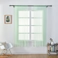 thumbnail image 1 of Xihbxyly Cortina Transparente de Gasa Suave, Diseño Moderno y Elegante, Que Filtra La Luz, Ideal para Decorar El Hogar, Lavable a Máquina, 150 X 100 Cm., 1 of 2