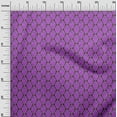 thumbnail image 3 of oneOone Velvet Purple Fabric Kalamkari Quilting Supplies Print Sewing Fabric By The Yard 58 Inch Wide, 3 of 5