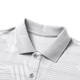 thumbnail image 3 of FRSASU Men's Casual Polo Shirts Short Sleeve Golf Quick Dry Print Performance Golf Collared T-Shirt White, 3 of 9