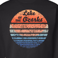 thumbnail image 3 of Inktastic Lake of the Ozarks Distressed Retro Sunset Adult Sweatshirt, 3 of 4
