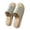 A-Light Green667, variant on Bibifish Womens House Slippers Linen Breathable Non Slide Sandals Home Indoor Casual Flat Slippers