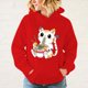 thumbnail image 1 of Nueva sudadera con capucha de gato kawaii comiendo ramen para mujeres, hombres y adolescentes, informal, con personalidad, sudadera de manga larga a la moda, 1 of 5