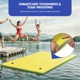 thumbnail image 5 of ModFusion Large Yellow Floating Water Mat, 3 layer, 9x6 feet XPE Foam Swimming Pool Pad, for Lakes or River, 5 of 7