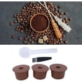 thumbnail image 4 of KIMISS Reusable Coffee Capsule Kit for Caffitaly, Refillable Filter Cup with Brush & Spoon, Compatible for Coffee Machines, 4 of 8