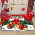 thumbnail image 4 of Qocolhg Door Mat, Christmas Mat,Christmas Door Mat, Christmas Door Mat Outdoor, Christmas Welcome Mat, Christmas Day Carpet Bathroom Non-Slip Bathroom Absorbent Floor Mats Household Foot Mats, 4 of 6