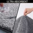 thumbnail image 3 of Alfombra de baño Walensee, antideslizante, absorbente de agua, color gris, 40 x 60 cm, 3 of 9
