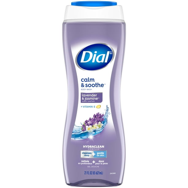 Dial Body Wash, Calm & Soothe Lavender & Jasmine Scent, 21 fl oz