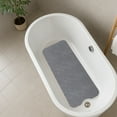 thumbnail image 2 of Non Slip Bathtub Mat,Quick Drying Bathroom Tub Mat with Drain for Wet Area,Waterproof Non Slip Shower Room Entrance,Toilet,Kitchen Floor Protection(Grey), 2 of 5