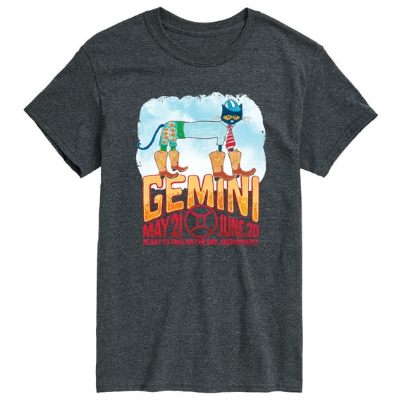 Pete The Cat - Gemini - Men's Short Sleeve Graphic T-Shirt