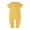 Yellow, variant on 3 Months-3 Years Baby Rompers Newborn Summer Newborn Toddler Baby Girls Boys Bodysuit Short Sleeve Printed Zipper One-Piece Romper Jumpsuit