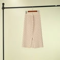 thumbnail image 5 of Charella Women's Winter Patterned Split Knitting Medium Long Buttocks Straight Skirt Pink,One Size, 5 of 5