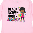 thumbnail image 4 of Inktastic Black History Month Rocks- Girl with Guitar Boys or Girls Long Sleeve Toddler T-Shirt, 4 of 5