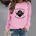 thumbnail image 2 of Raeneomay Women Tops Long Sleeve Shirts for Women Casual Winter Halloween Hoodless Round-Neck Loose Printed SweatShirts, 2 of 5