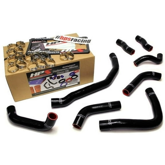 HPS 57-1501-BLK Black Silicone Radiator Hose For 1990-1999 MR2 3SGTE Turbo