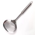thumbnail image 1 of Cuchara con ranuras, colador, cucharón, espátula de metal de acero inoxidable resistente, cuchara ranurada para espumadera, cuchara de cocina para cocina, cuchara para cocina, 1 of 5