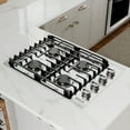 thumbnail image 4 of 30 in. Gas Cooktop in Stainless Steel with 4 Burners including Power Burners, 4 of 10