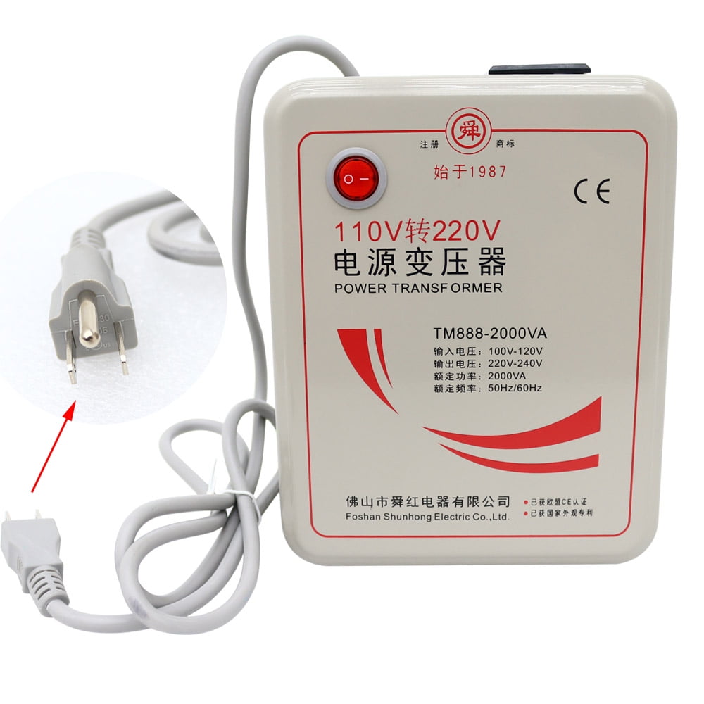 TECHTONGDA 2000W Voltage Converter-110 Covert to 220V Transformer