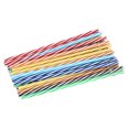 thumbnail image 5 of Colorful Reusable Hard Plastic Stripe Drinking Straws Party Decoration, 5 of 5