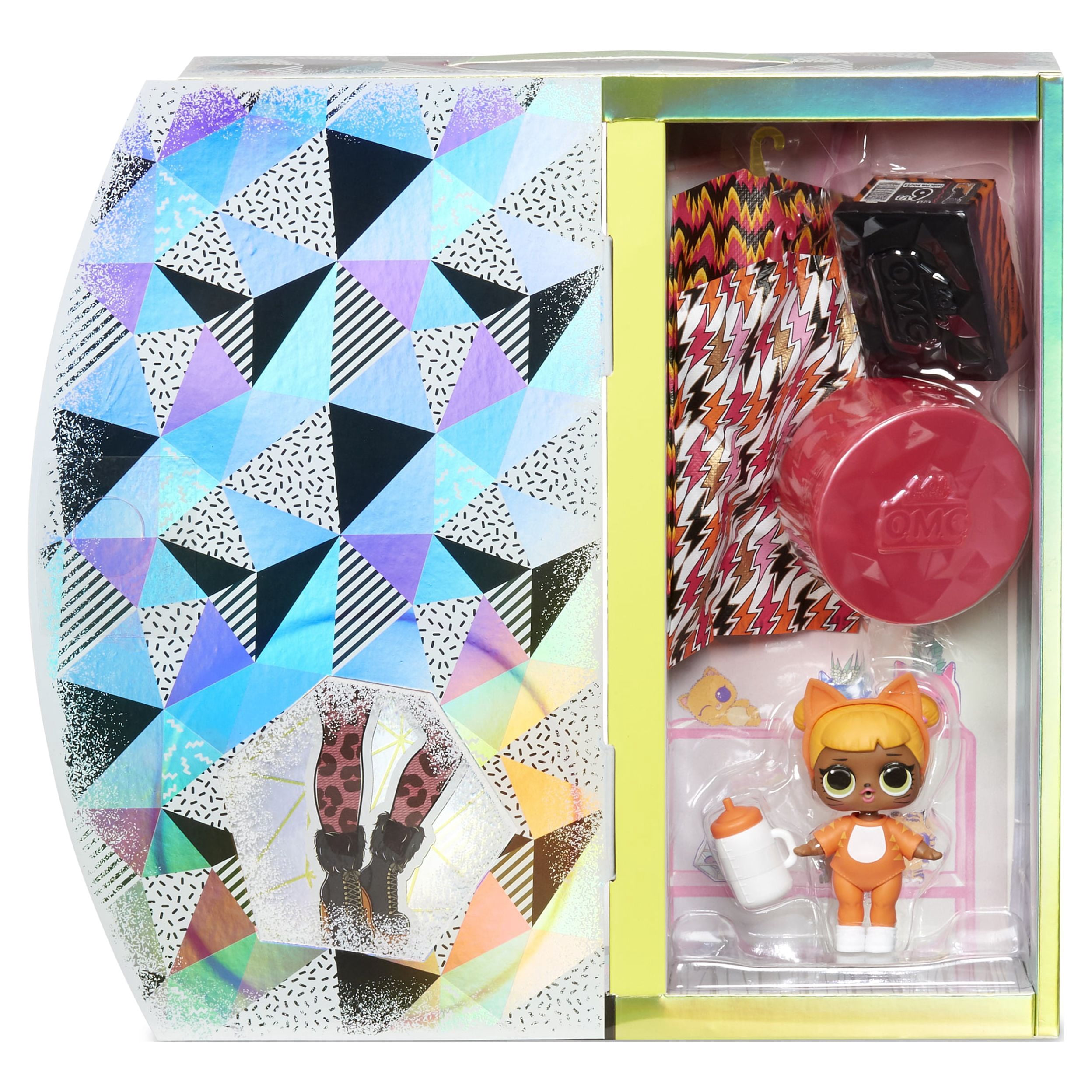 LOL Surprise OMG Winter Chill Missy Meow Fashion Doll & Baby Cat Doll with 25 Surprises, Great Gift for Kids Ages 4 5 6+