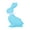Lake Blue, variant on Mightlink Bunny Stuffed Doll Cloth Art Plain Ribbon Bowknot Handmade Adorable Scene Layout PP Cotton Happy Easter Rabbit Ornament Toy Easter Supplies