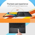 thumbnail image 3 of ASUS Vivobook 16 Laptop, 16" WUXGA 1920 x 1080 Display, AMD Ryzen 5 5625U(Beat i5-11320H), 16GB RAM, 1TB NVMe SSD, Fingerprint Reader, 180° lay-flat, Webcam, HDMI, USB-C, Windows 11, +SE Accessories, 3 of 8