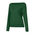 thumbnail image 4 of Aoochasliy Womens Sweaters Pullover Clearance V-neck Loose Pullover Solid Color Sweater Tops, 4 of 9