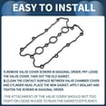 thumbnail image 7 of Unique Bargains Valve Cover Gasket No.06E103484G for Audi A4 2005-2008 Cylinder Head Valve Seal Gasket, 7 of 7